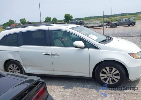 2014 Honda Odyssey Ex-L из США, поврежденный, VIN 5FNRL5H62EB109573